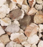 Schotter Steine und Sand