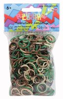 RAINBOW LOOM 021133 Rubber Loops 600 Gummibänder Mix...