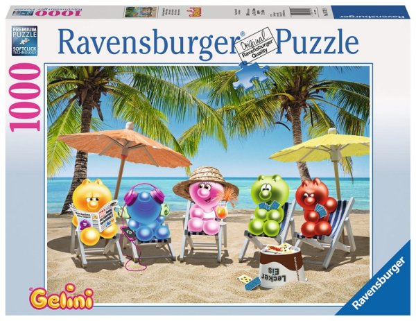 RAVENSBURGER 19701 Puzzle Gelinis im Sommerurlaub 1000 Teile