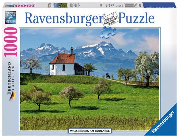 RAVENSBURGER 19703 Puzzle Wasserburg am Bodensee 1000 Teile