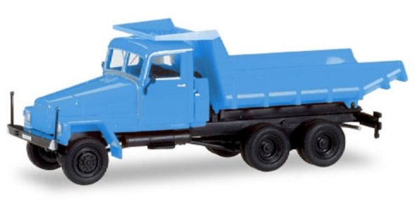 HERPA 307581 IFA G5 Muldenkipper blau LKW-Modell 1:87