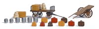 BUSCH 1625 - H0 Gepäckkarren mit Zubehör - 1:87