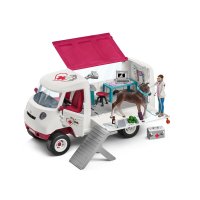 SCHLEICH® Horse Club 42370 - Mobile Tierärztin mit Hannoveraner Fohlen