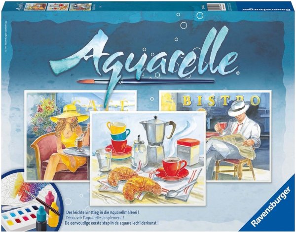 RAVENSBURGER 29466 Café Aquarelle Maxi 30 x 24 cm