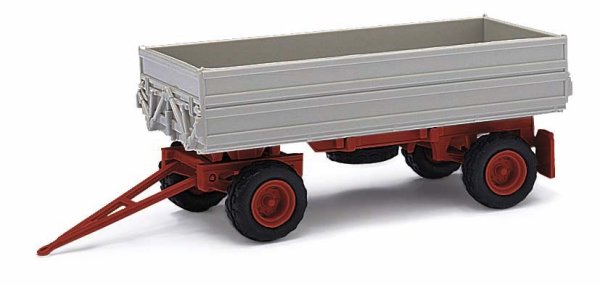 BUSCH 95024 HW 80 grau mit rotem Fahrgestell LKW-Modell 1:87