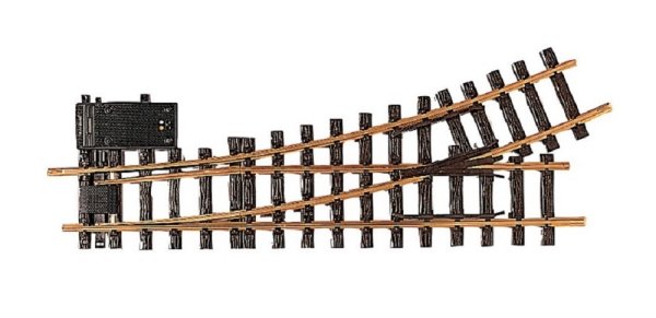 LGB Elektrische Weiche links R3 22,5° Gleis 16150 Spur G