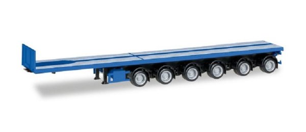 HERPA 076715-002 - Nooteboom Ballasttrailer 6-achs, enzianblau - 1:87