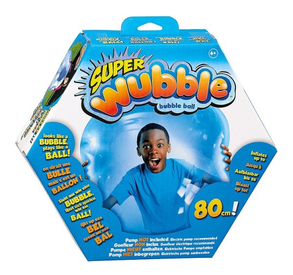 VIVID 20166 - Super Wubble Bubble Ball ohne Pumpe - blau