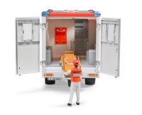 BRUDER MB Sprinter Ambulanz mit Fahrer 02536