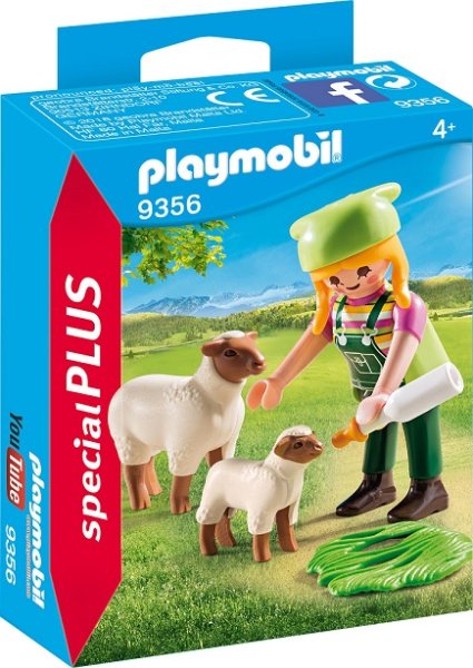 PLAYMOBIL Country 9356 Bäuerin mit Schäfchen