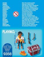 PLAYMOBIL Pirates 9358 Pirat mit Schatzkiste