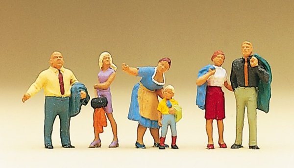 PREISER Familie Krause in Rothenburg 10279 Figuren-Set Spur H0