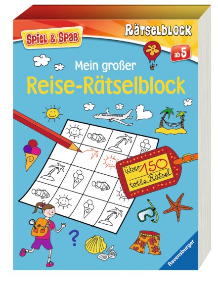 RAVENSBURGER 02574 - Mein großer Reise-Rätselblock