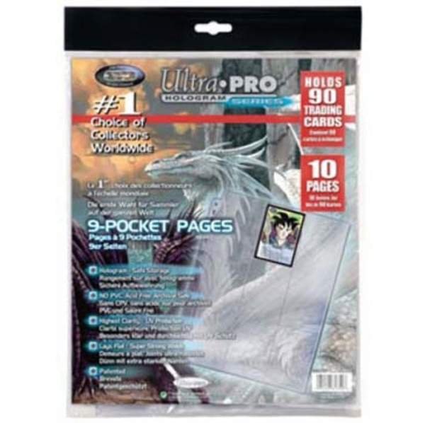 ULTRA PRO 81359 - 9-Pocket Platinum Pages