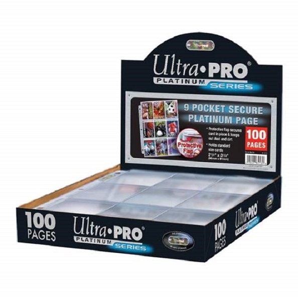 ULTRA PRO 84732 - 9-Pocket Secure Platinum Pages, 1 Stück