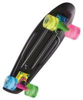 VIVA SPoRT® 732-00293 - Skateboard Fun, Neon mit Leuchtrollen