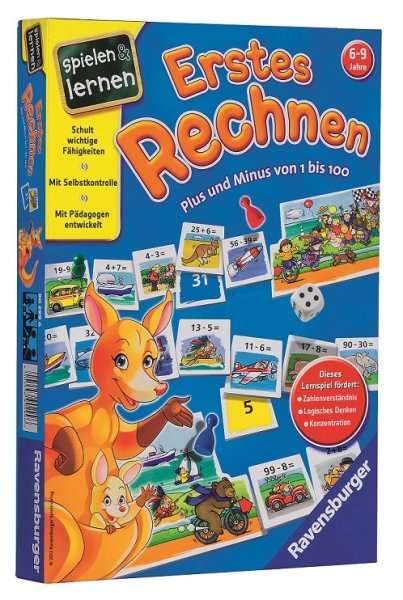 RAVENSBURGER 90299 Kinderspiel Erstes Rechnen