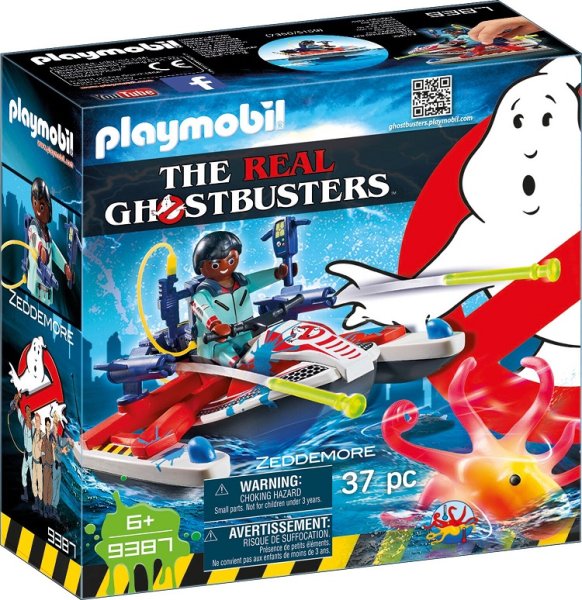PLAYMOBIL Ghostbusters 9387 Zeddemore mit Aqua Scooter