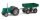 BUSCH 211006101 - Traktor Famulus mit Anhänger, grün - 1:120