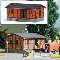 BUSCH Verladeschuppen Bausatz 1555 Spur H0