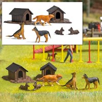 BUSCH 1197 - H0 - Hunde-Set