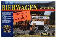 POLA G 331855 - Bierwagen mit Pferden - 1:22,5