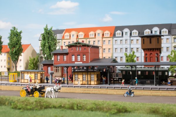 AUHAGEN 14484 Bahnhofsausstattung Bausatz Spur N