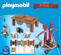 PLAYMOBIL 9461 - Dragons: Grobian mit Schafschleuder