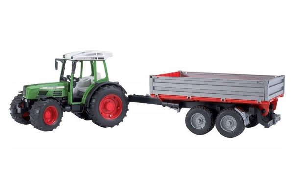 BRUDER 02104 - Fendt 209 S mit Bordwandanhänger