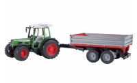 BRUDER 02104 - Fendt 209 S mit Bordwandanhänger