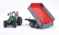 BRUDER 02104 - Fendt 209 S mit Bordwandanhänger