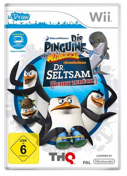 THQ 145282 Nintendo Wii Die Pinguine aus Madagascar - Dr Seltsam kehrt zurück