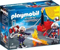 PLAYMOBIL City Action 9468 Feuerwehrmänner mit Löschpumpe