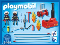 PLAYMOBIL City Action 9468 Feuerwehrmänner mit Löschpumpe
