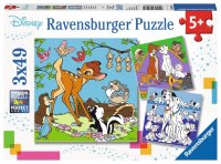 RAVENSBURGER 08043 - WD. Disney Freunde - 3 x 49 Teile