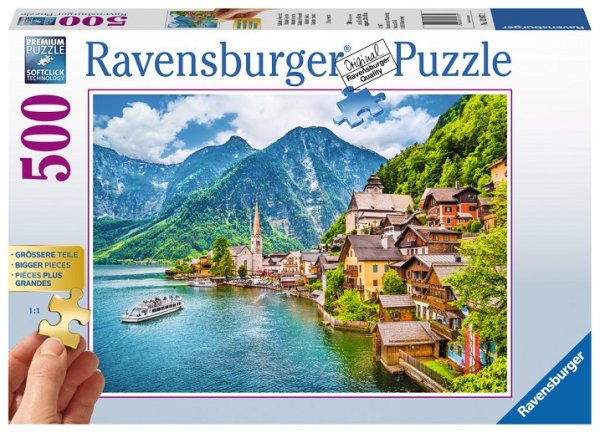 RAVENSBURGER 13687 Puzzle Hallstatt in Österreich 500 Teile