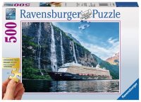 RAVENSBURGER 13647 Puzzle Mein Schiff 4 im Fjord 500 Teile