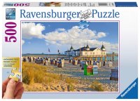 RAVENSBURGER 13652 Puzzle Strandkörbe in Ahlbeck 500...