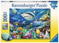 RAVENSBURGER 10951 - Riff der Haie - 100 Teile XXL