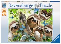 RAVENSBURGER® 14790 - Puzzle Faultier Selfie - 500 Teile