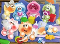 RAVENSBURGER 14787 Puzzle Gelini Baby 500 Teile