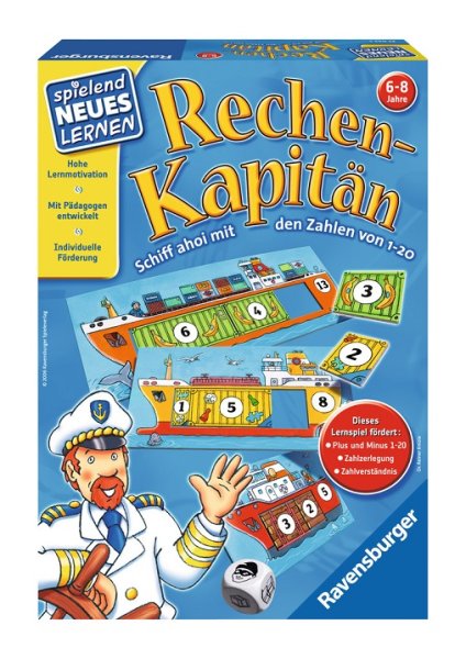 RAVENSBURGER 25023 - Rechen-Kapitän