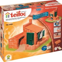 TEIFOC 4105 - Steinbaukasten, kleines Haus - 110 Teile