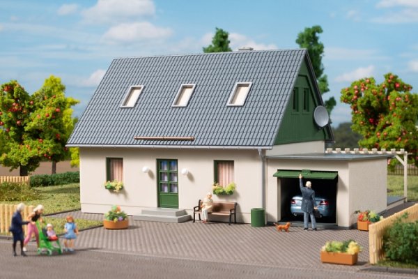 AUHAGEN 11454 - H0 Einfamilienhaus mit Garage