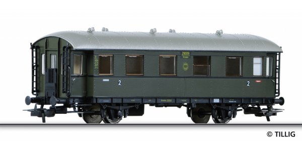 TILLIG Personenwagen (Bi 31) 2.Klasse der DRG Ep.II 74785 Spur H0