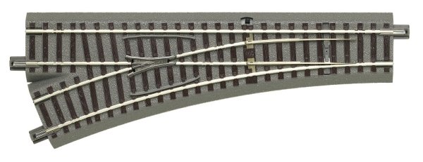 ROCO 61140 Weiche links 22,5° Bettungsgleis geoLine Spur H0