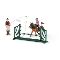 SCHLEICH® 42389 - Reitschule mit Reiterinnen und Pferden