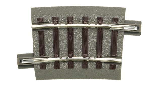 ROCO 61129 Gebogenes Gleis R2 7,5° Bettungsgleis geoLine Spur H0