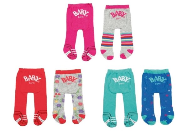 ZAPF 827000 - BABY born® Trend Strumpfhose 2er Pack sortiert