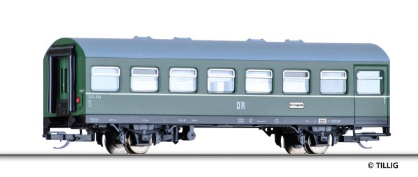TILLIG 13231 Reisezugwagen 2.Klasse Bgtr mit Traglastenabteil DR Ep.III Spur TT